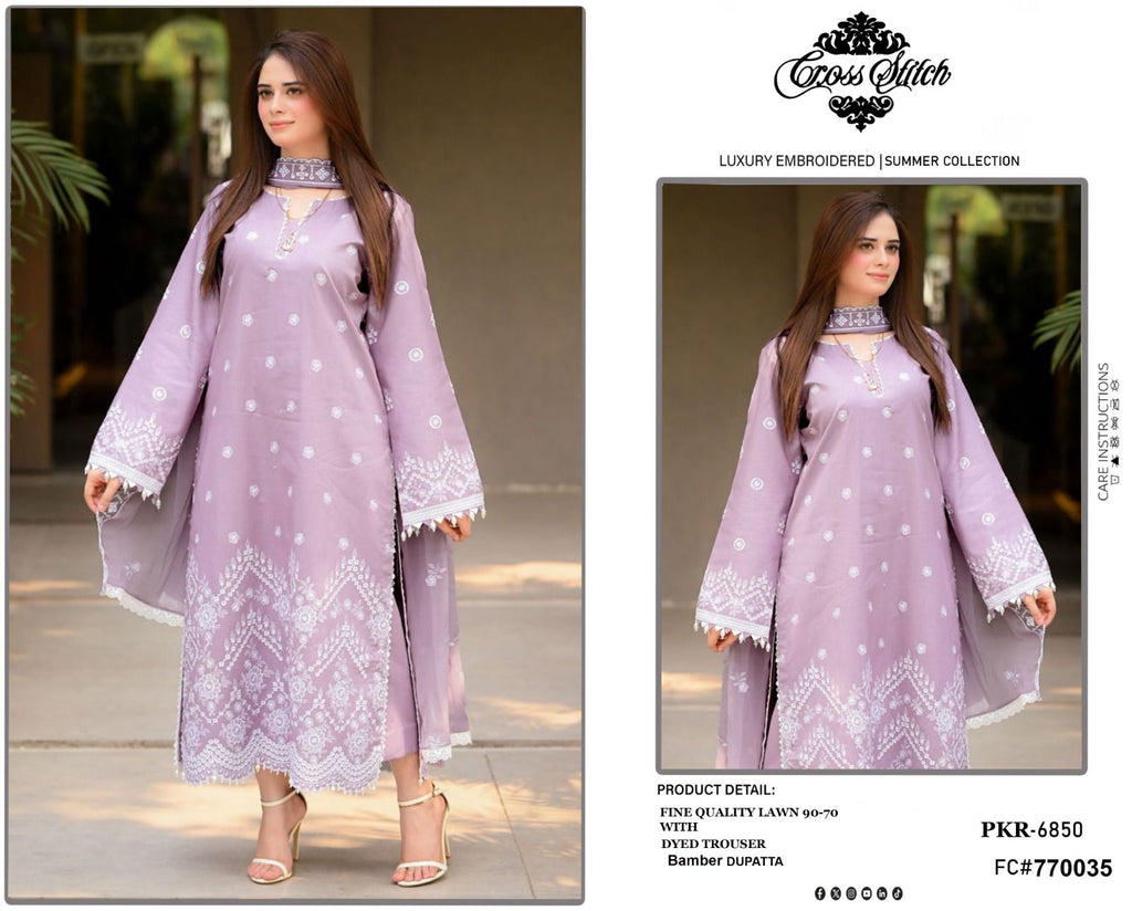 CROSS STITCH Lawn Summer COLLECTION 2026