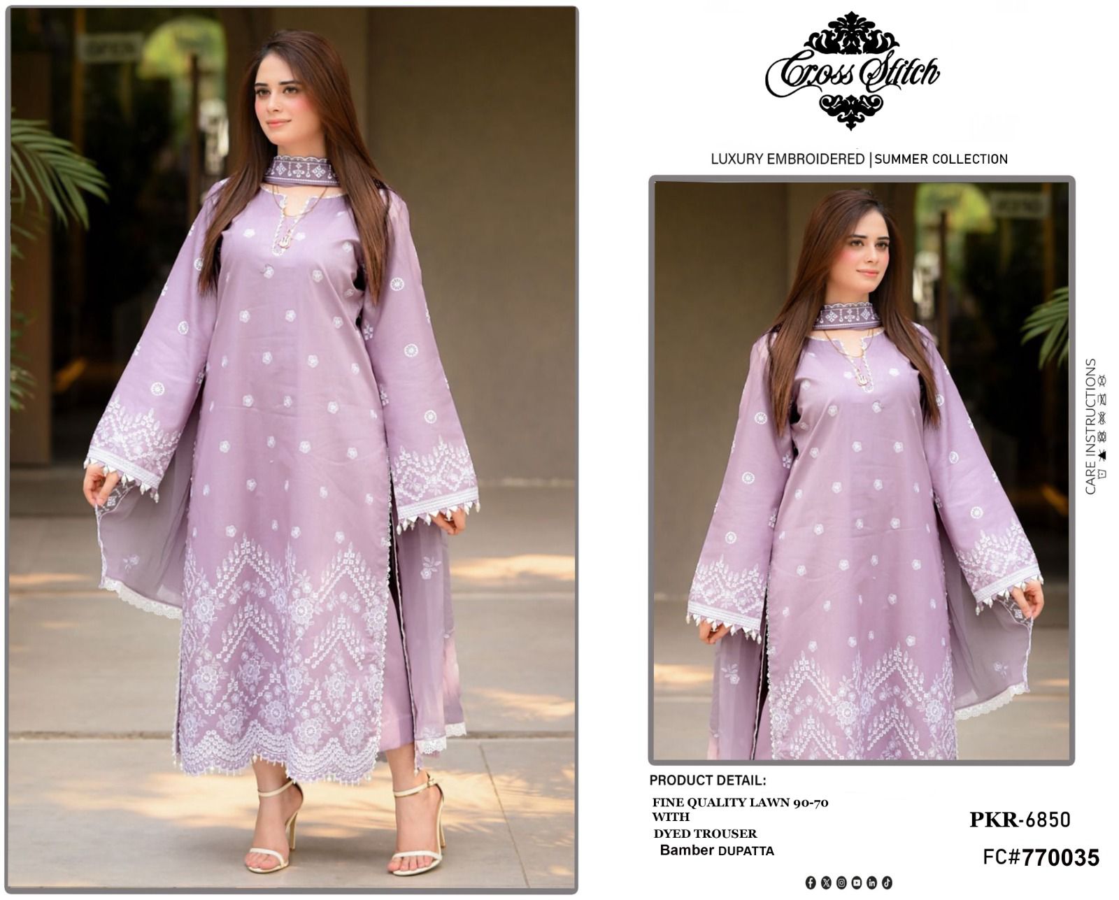 CROSS STITCH Lawn Summer COLLECTION 2026
